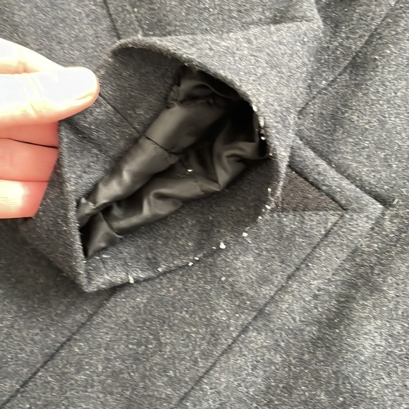 Andrew Marc | Mens Mid Length Wool Water Resistant Inner Bib Jacket XXL Charcoal - Picture 5 of 13